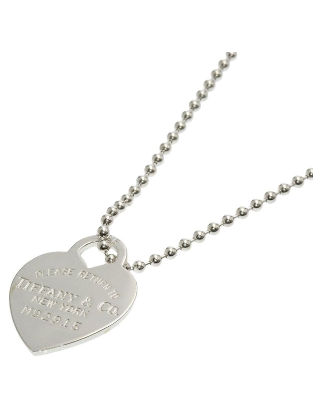 Tiffany & Co Return to Heart Tag Necklace Silver